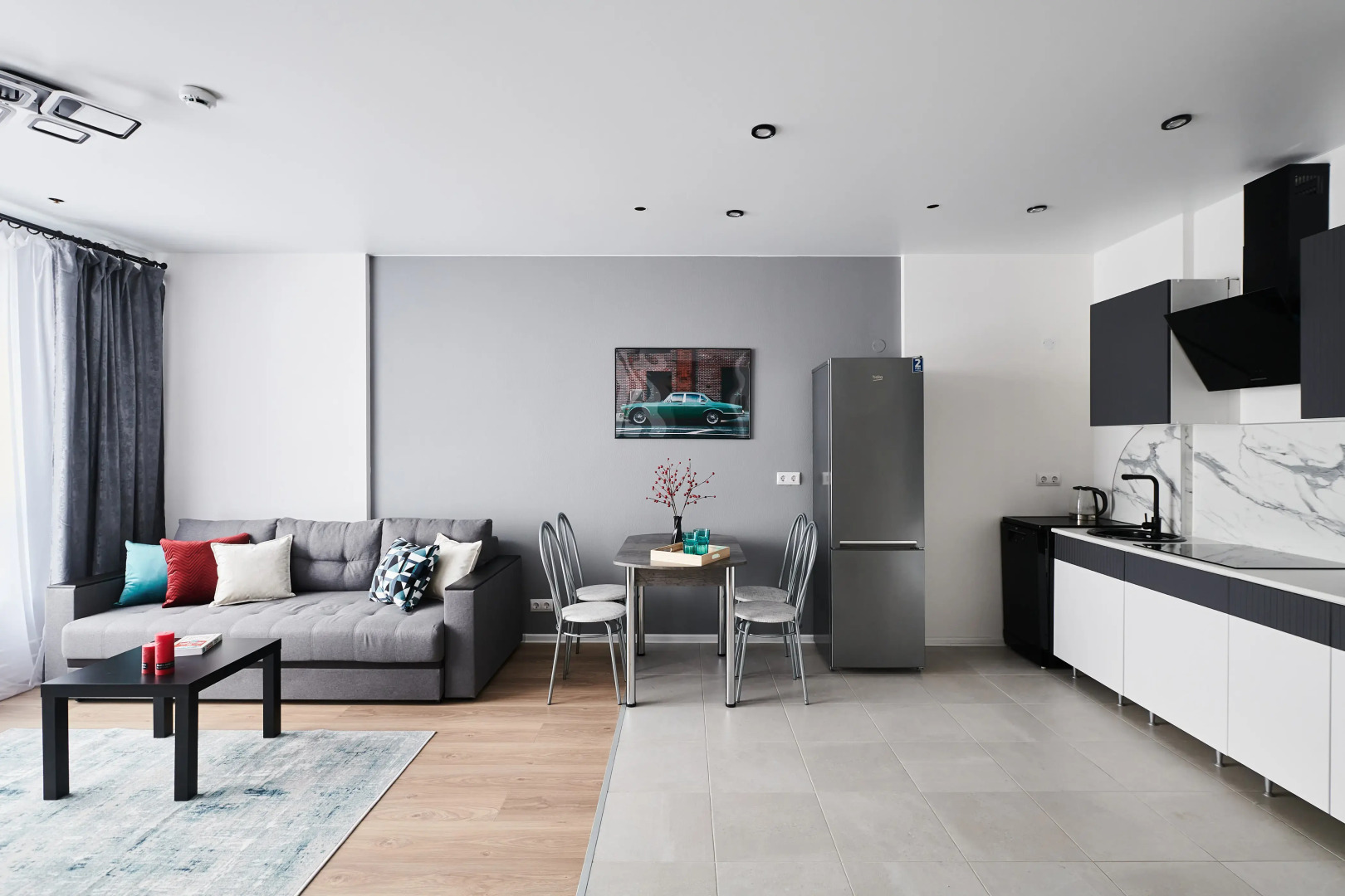 Апартаменты UraganAPART Мягкая бирюза