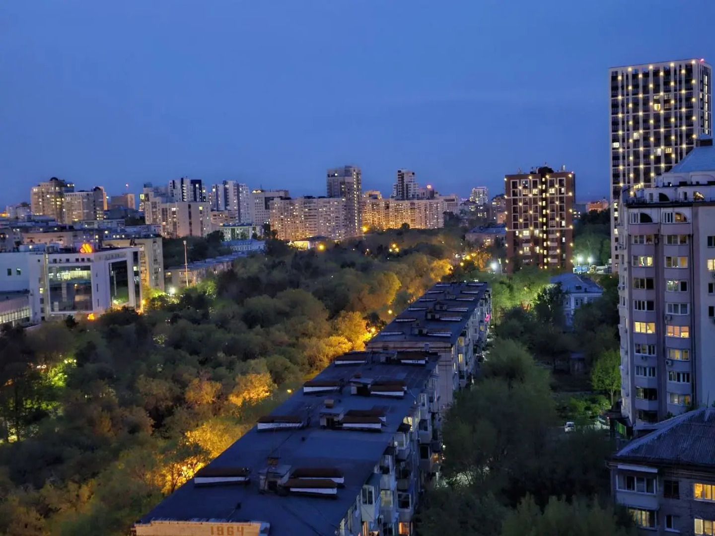 Квартира с видом на город в центре Хабаровска