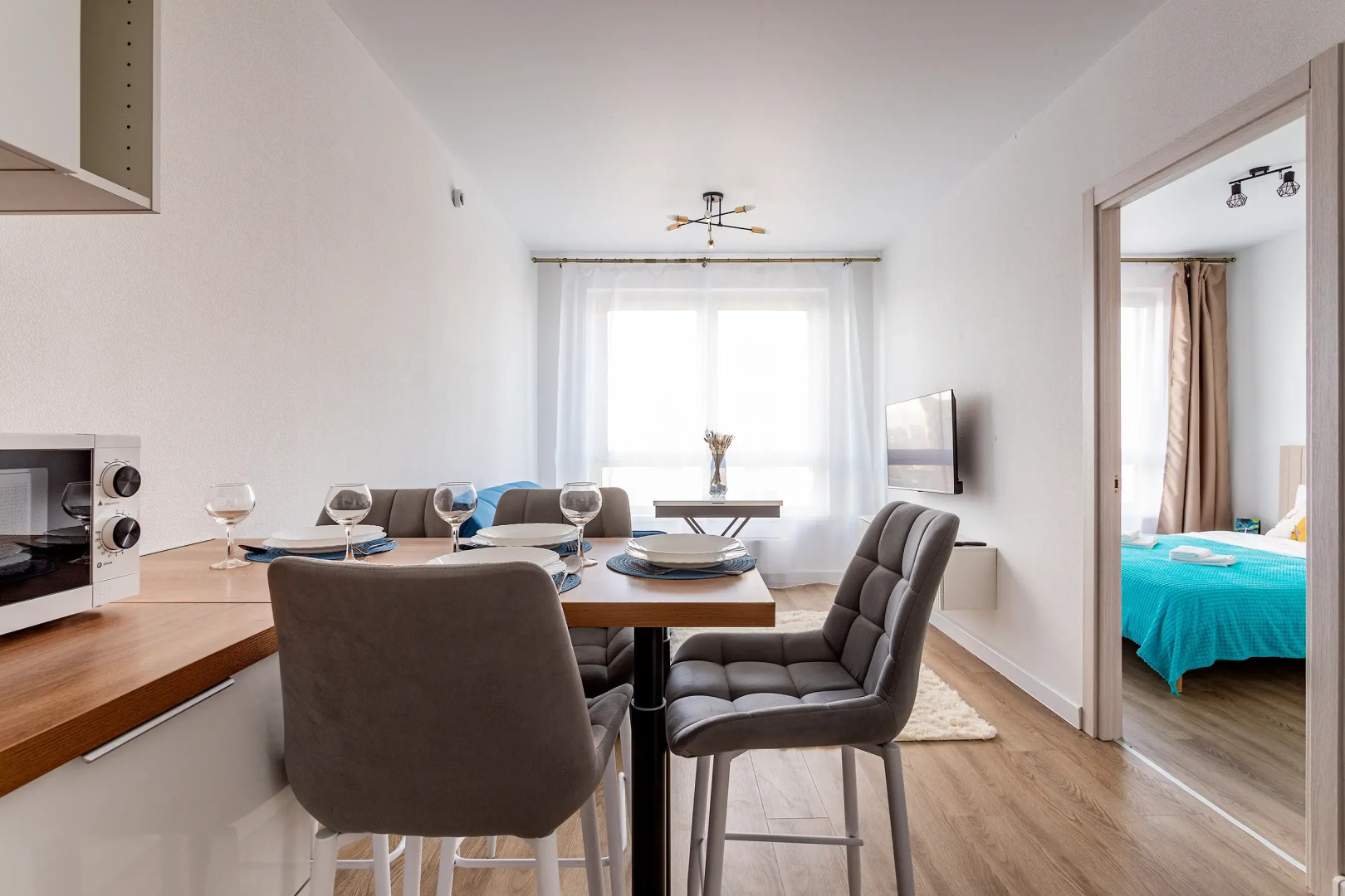 Апартаменты InHome24 Уютные апартаменты в ЖК Матвеевский парк