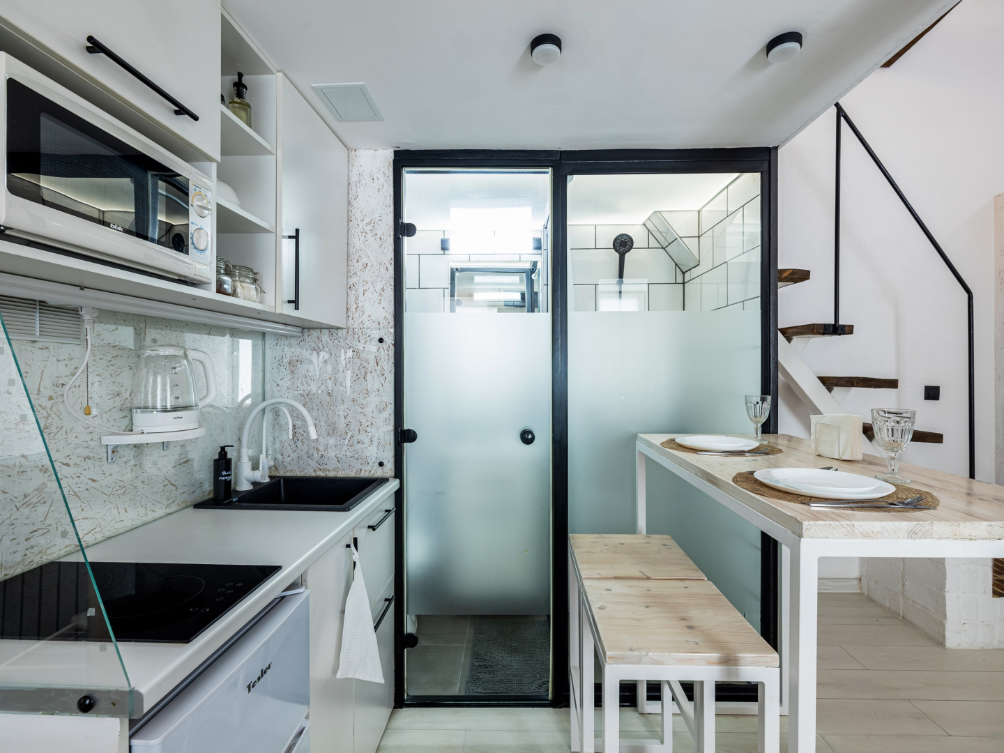 Апартаменты Лофт 4 Двухуровневые на Грузинской Улице 41А