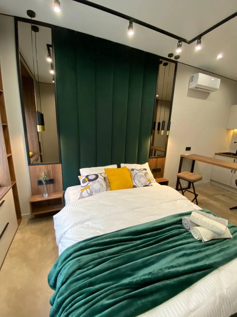 Апартаменты Студия на Шелепихинской Набережной Сапфир