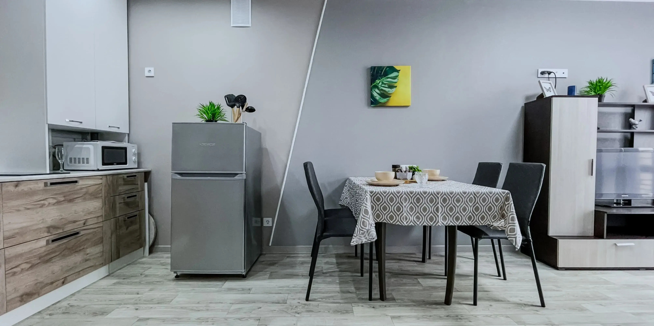 Квартира евро Green FOX с новым ремонтом в ЖК Панорама