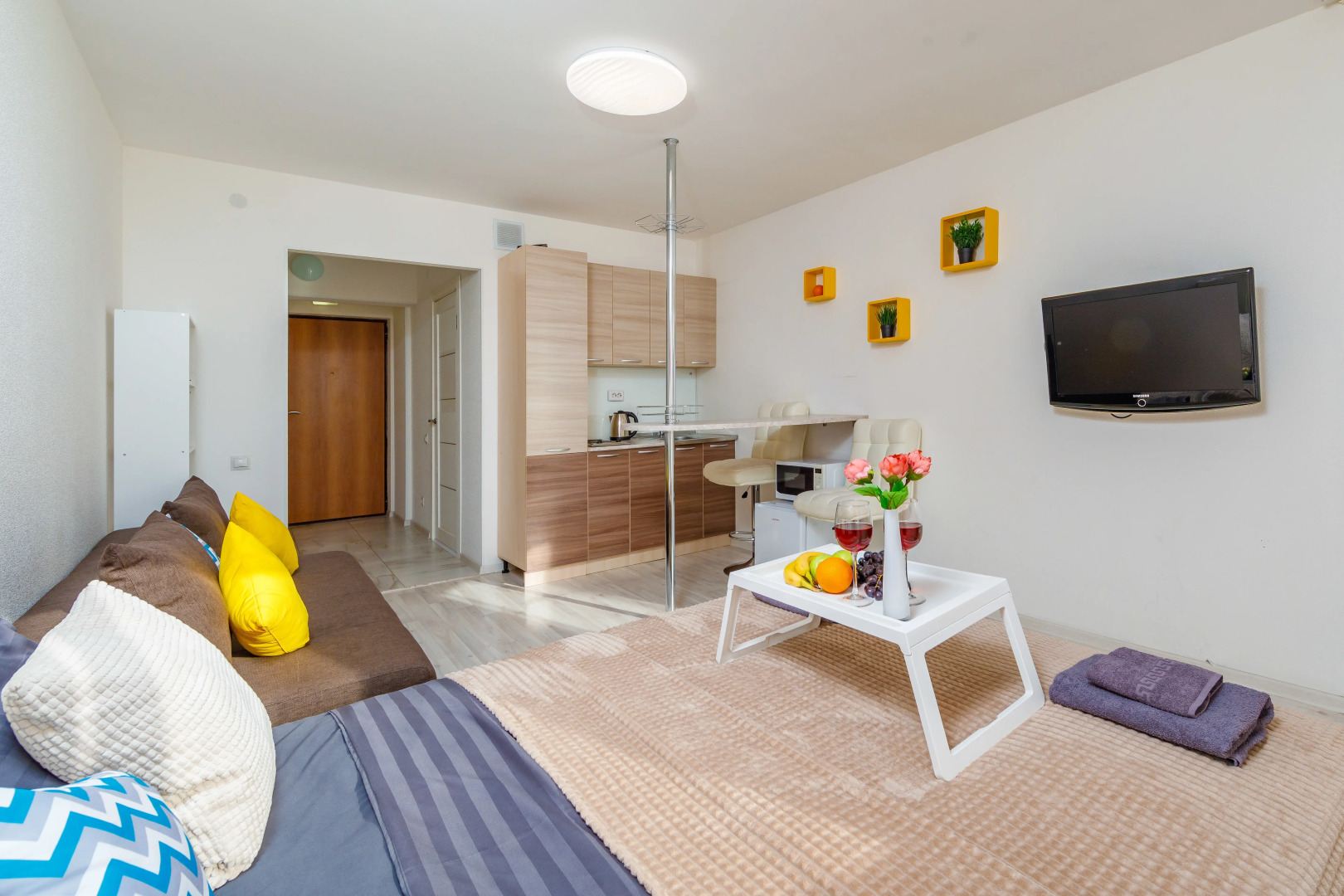 Апартаменты Dayker City Apartments Уютные на Юмашева 6