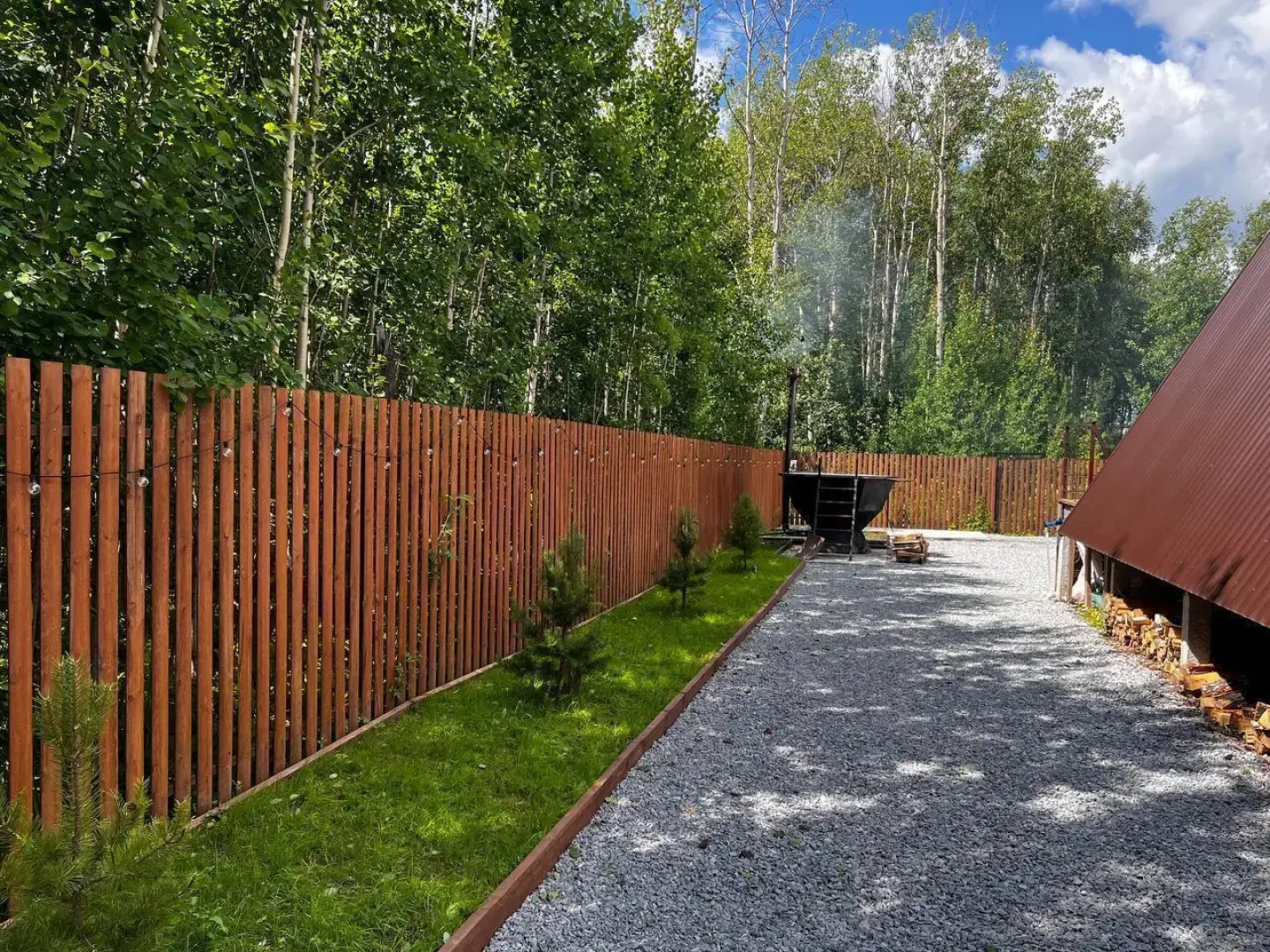 Частный дом в Стиле A-Frame на Берегу Озера