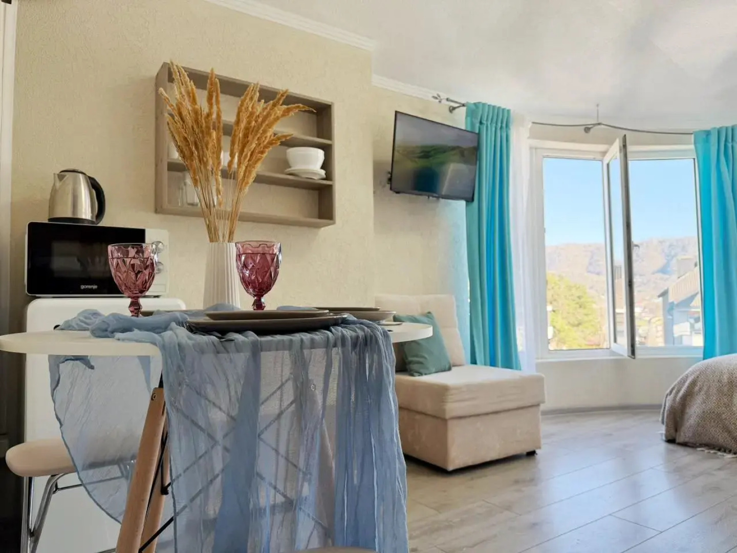 Апартаменты GoodWill. 3 минуты до пляжа