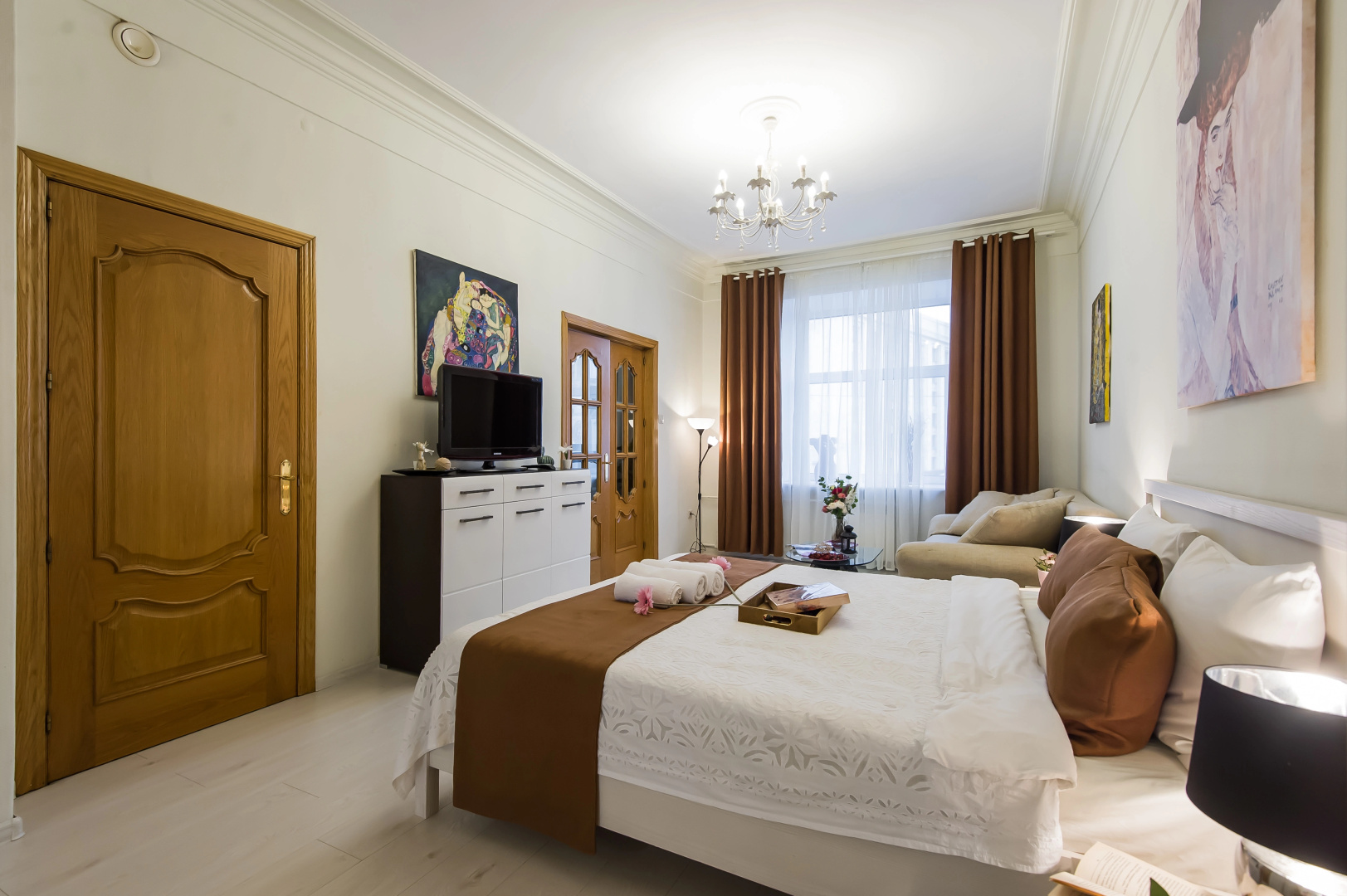 Квартира GM Apartments с Видом на МИД