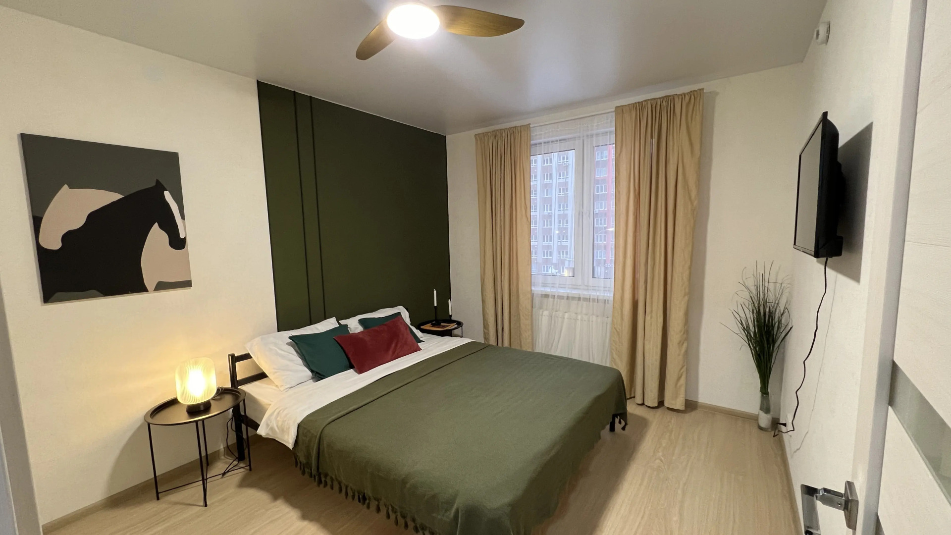 Квартира новая 2х комнатная 2 кровати