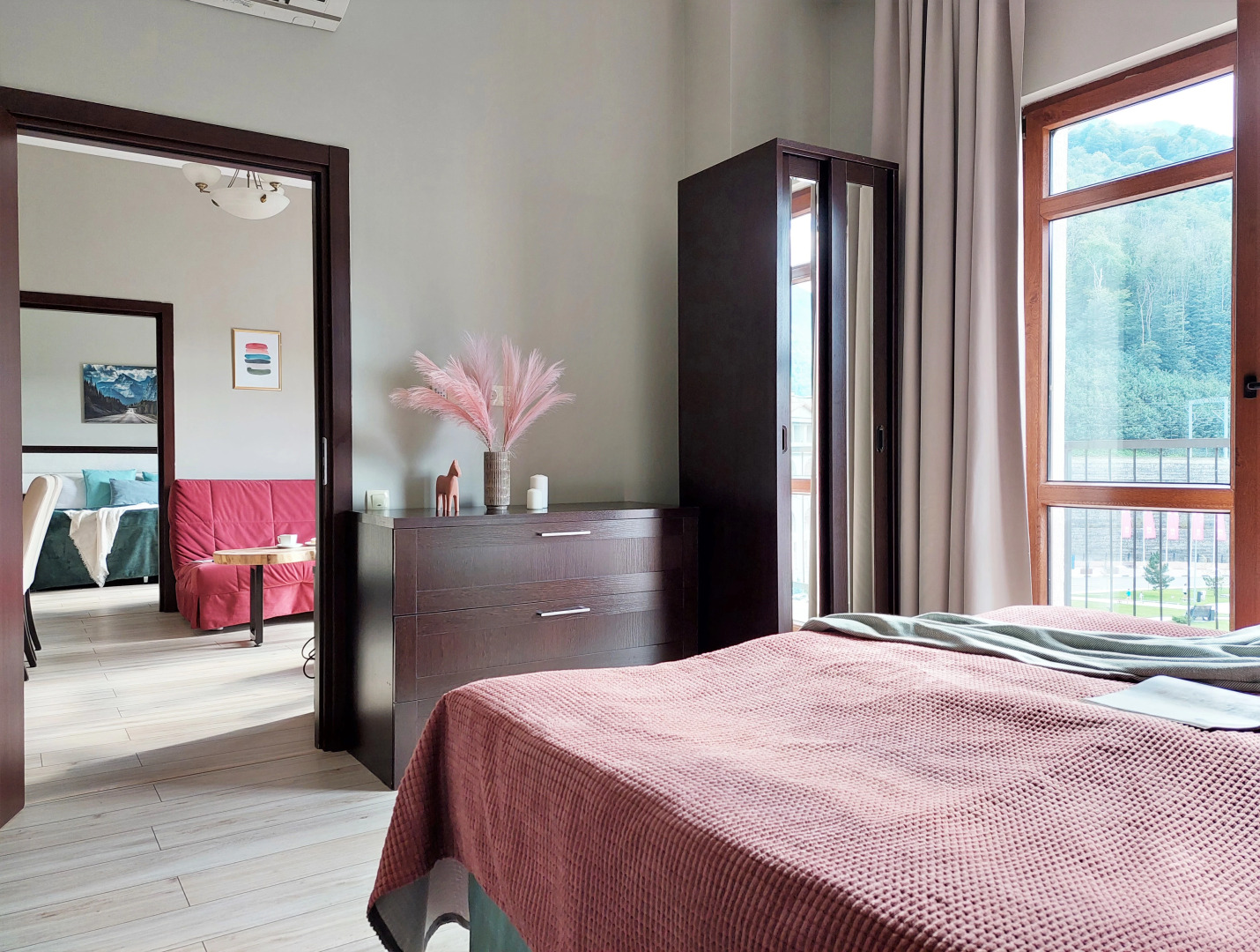 Квартира Уютное Гнездышко с Видом На Горы