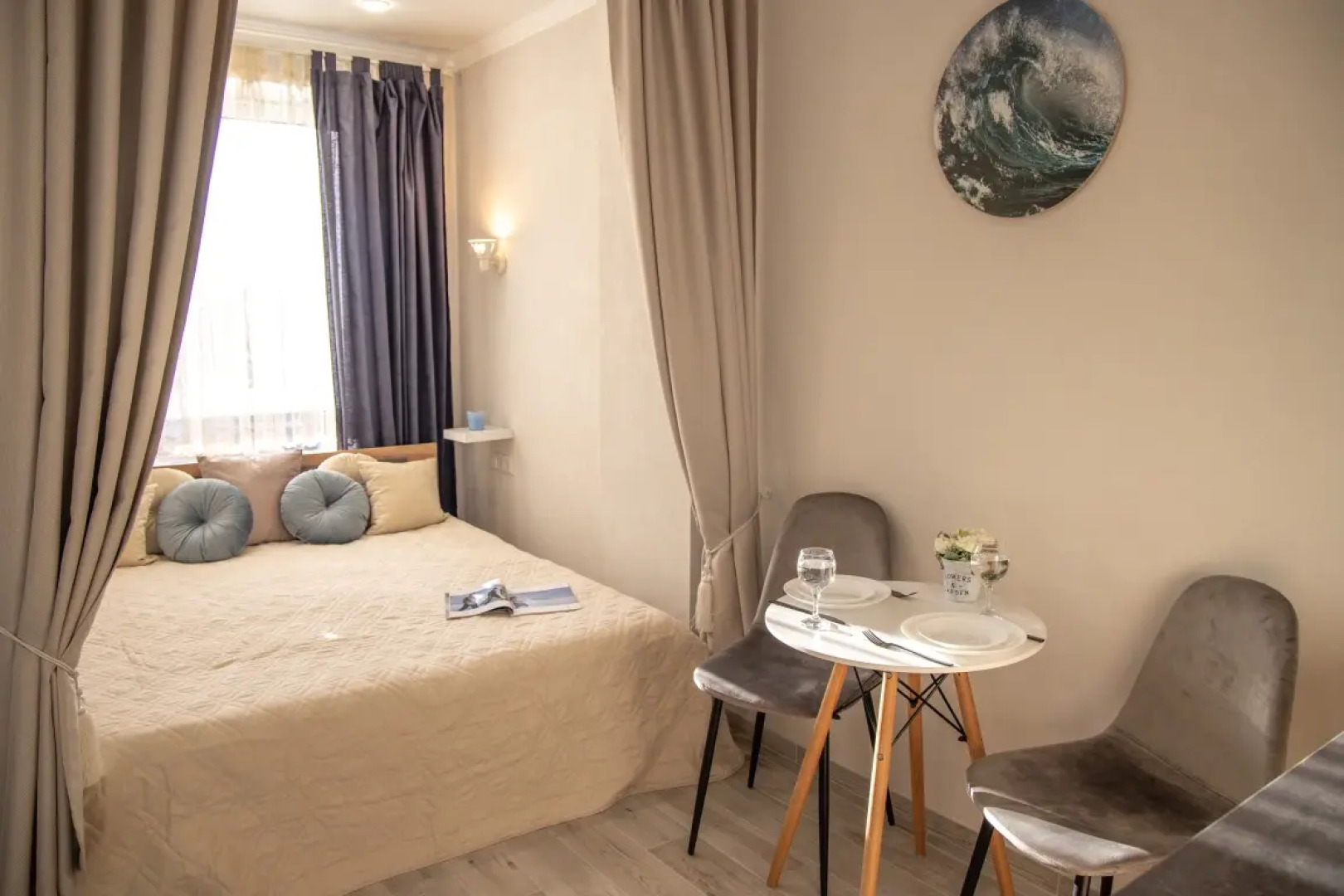 Апартаменты  LovelyHome39 на берегу моря в Пионерском студия 1