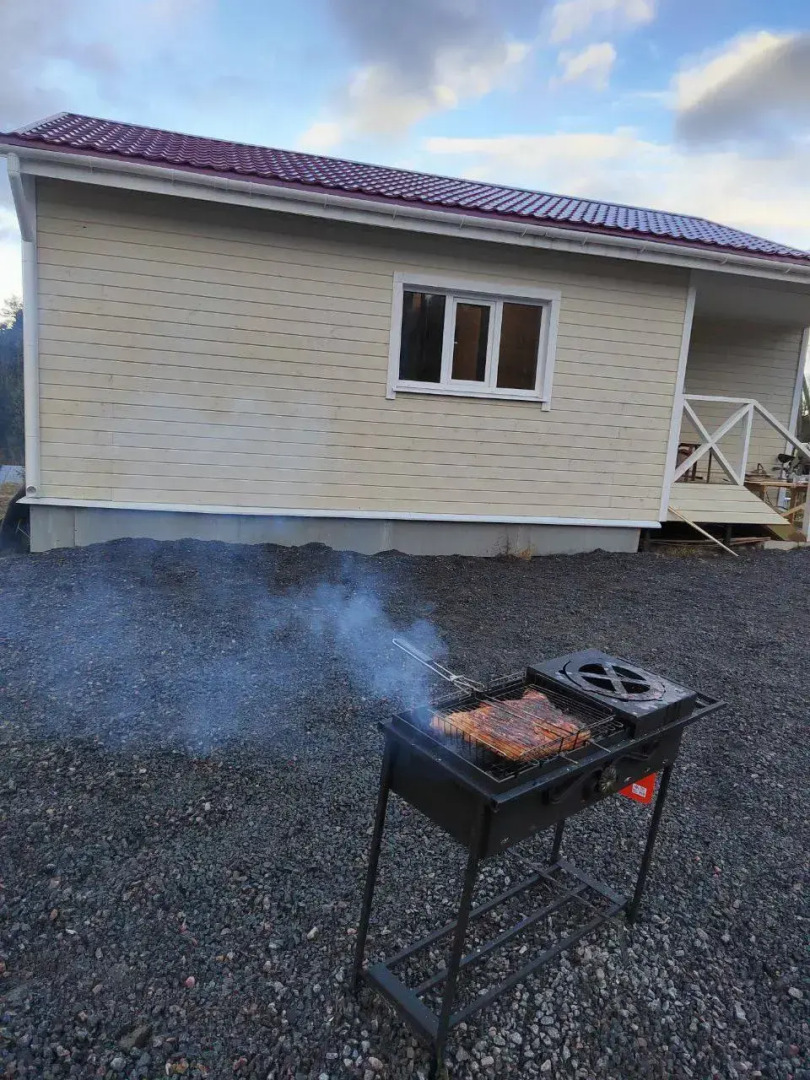 Частный дом Дом на горе с камином и сауной