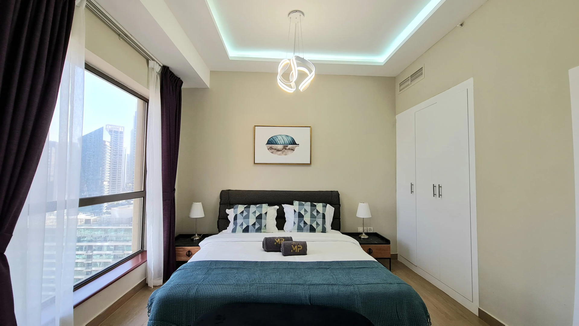 Апартаменты Marco Polo - High-rise 1BR Apt with Amazing Marina Views