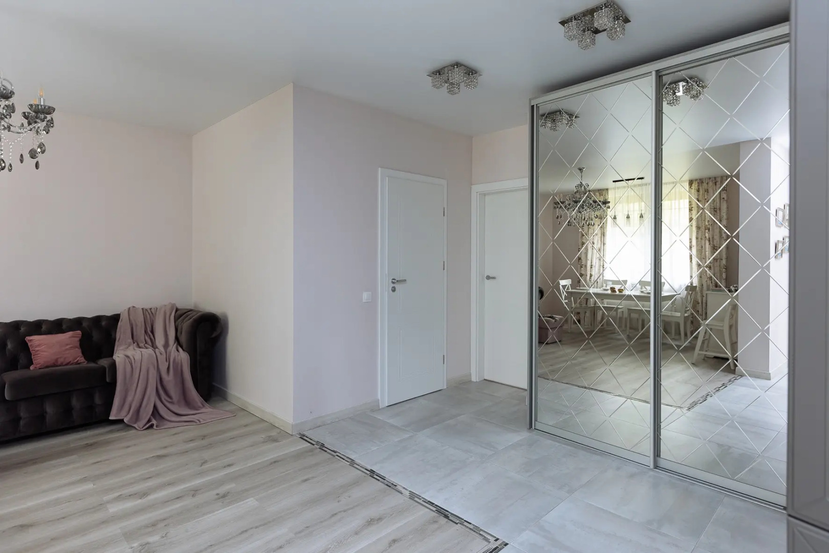 Квартира Просторная квартира с видом на озеро