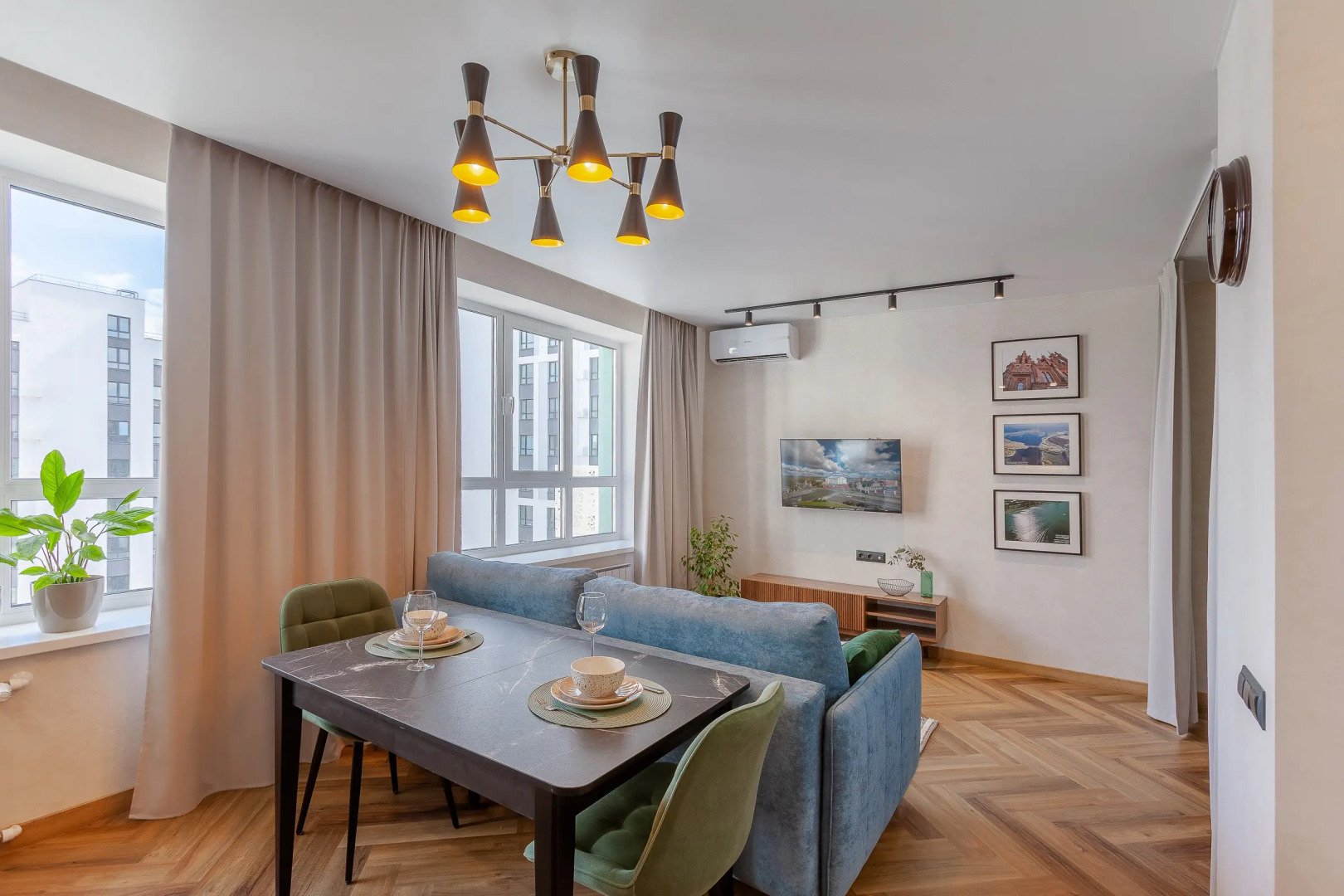 Квартира Aparts Pro+ Студия Восьмое Небо в ЖК Паново Парк