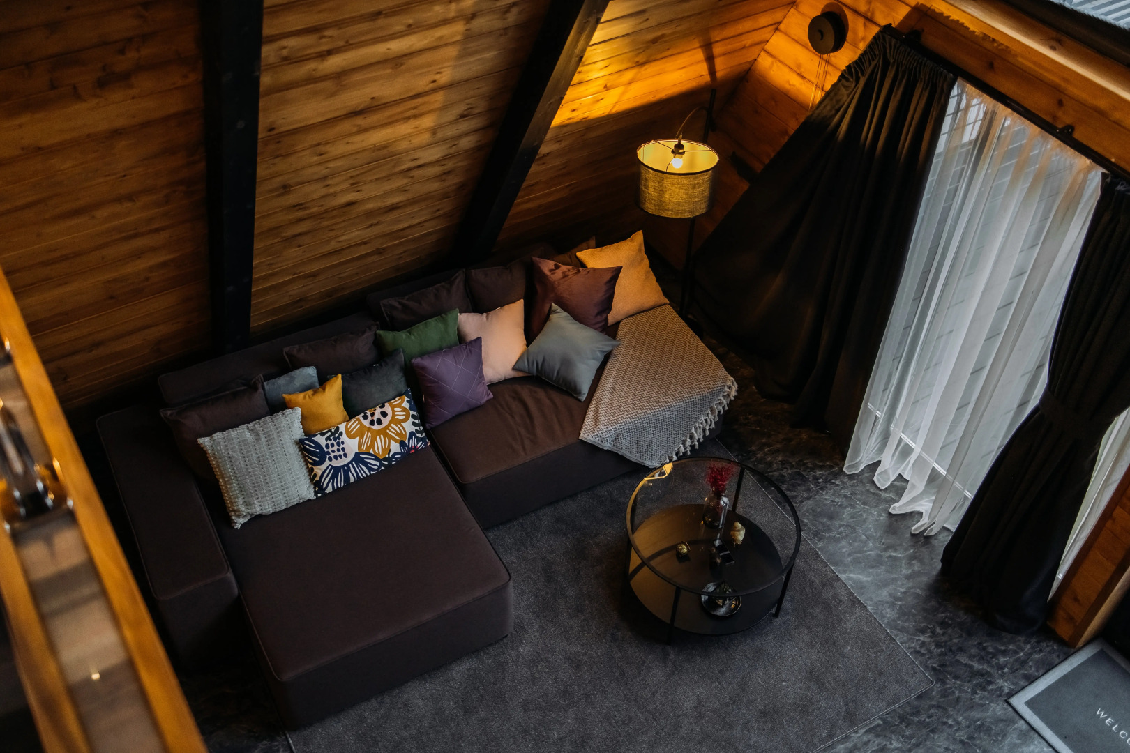 Частный дом A-frame Ванхейм с сибирским чаном