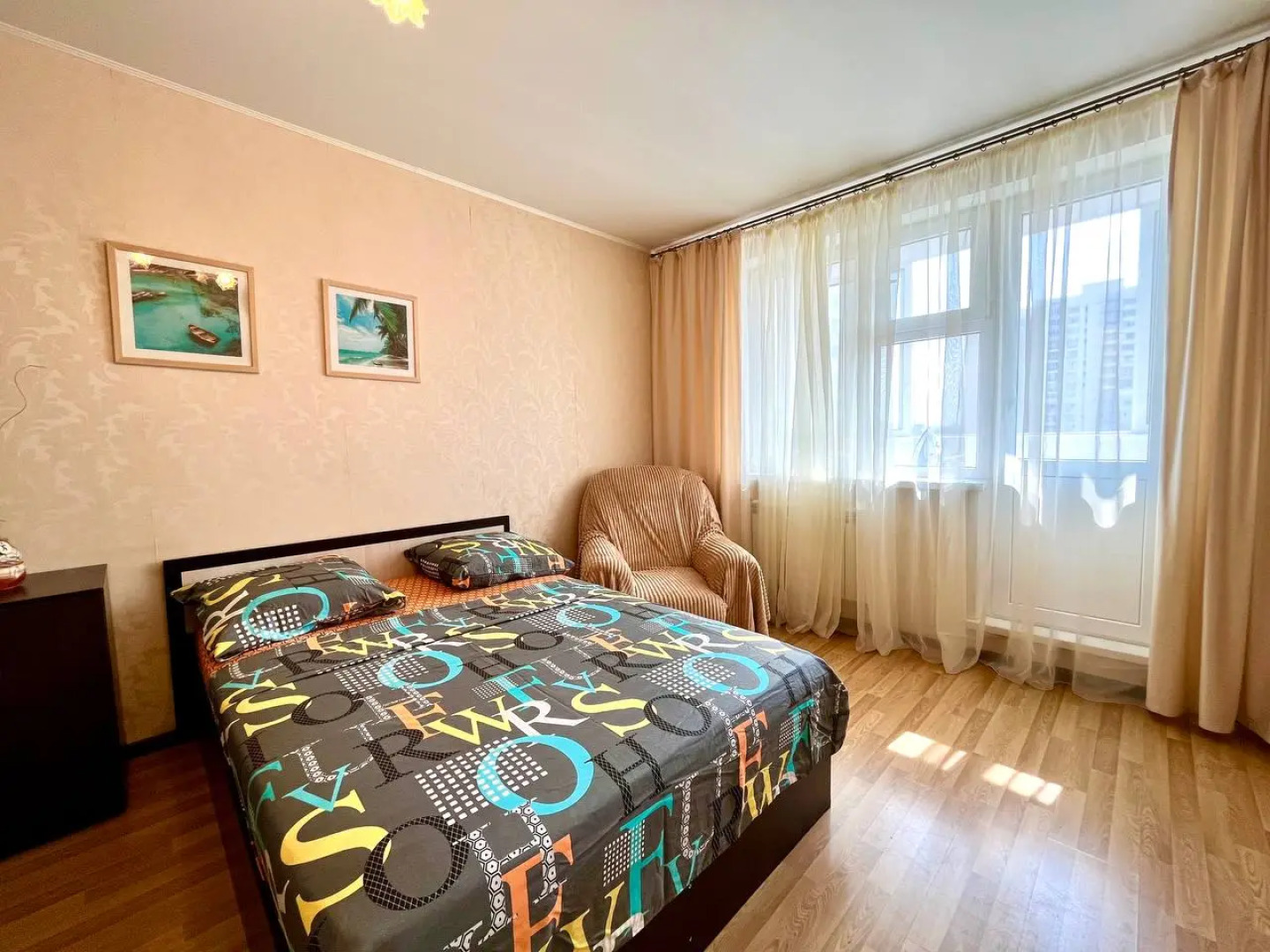 Квартира Двушка до 7 человек Раздельные комнаты 2 балкона