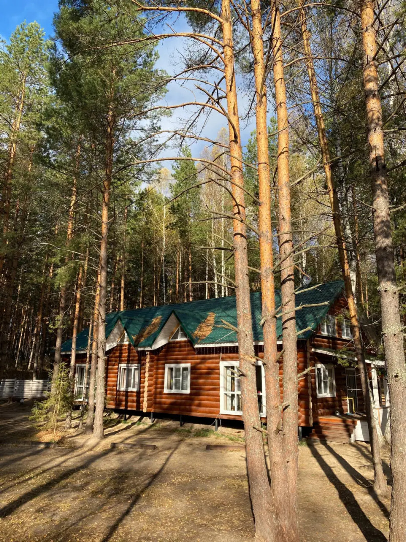 Частный дом в лесу у реки Пра на первой береговой линии