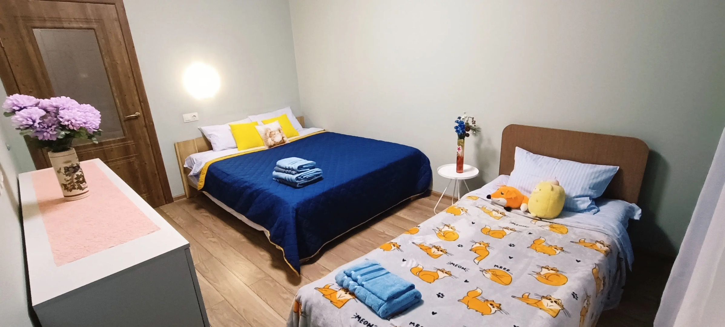 Апартаменты Новый дом, рядом с морем, 2 отдельные комнаты