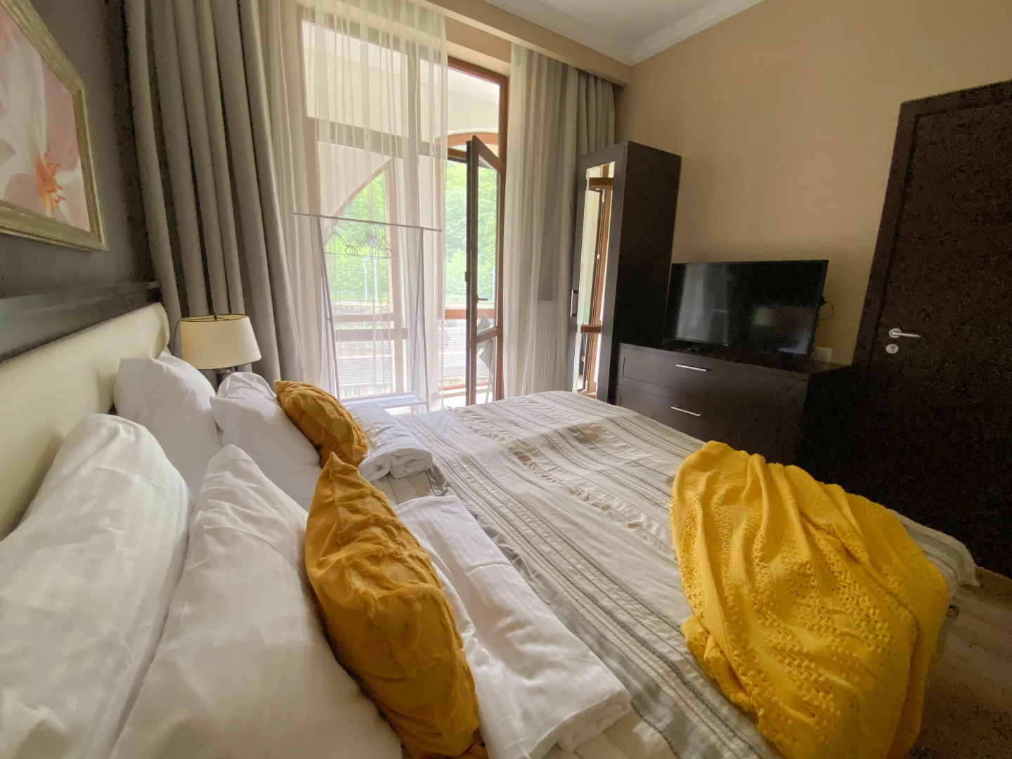 Однокомнатная квартира с Видом на Горы в 300м от Подъёмника