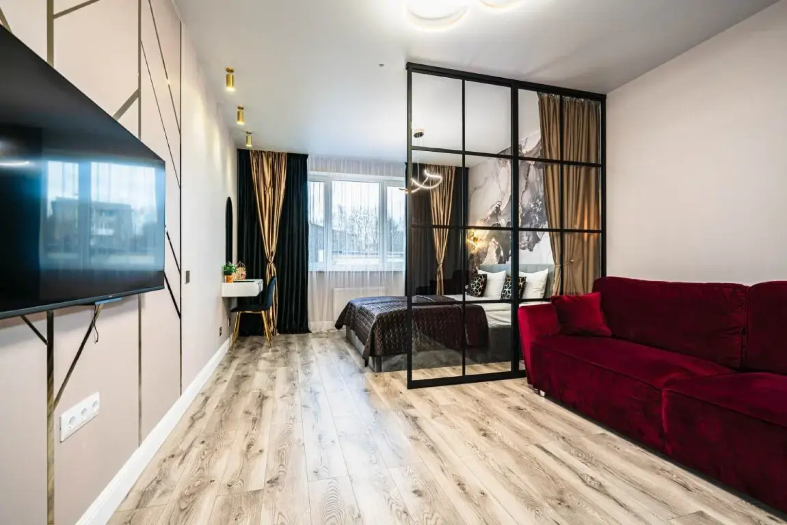 Апартаменты Crown39 - Strela - 2к №106: 71 м2, 2 этаж из 13