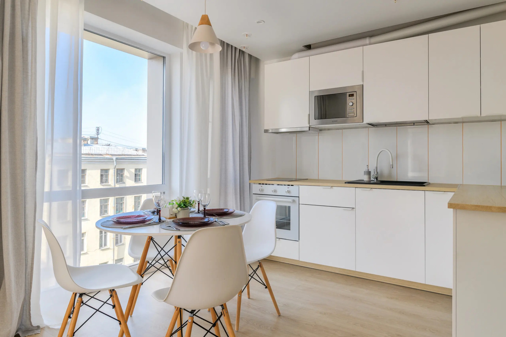 Апартаменты Apartico в Центре Города 2 Отдельные Спальни в Современном ЖК