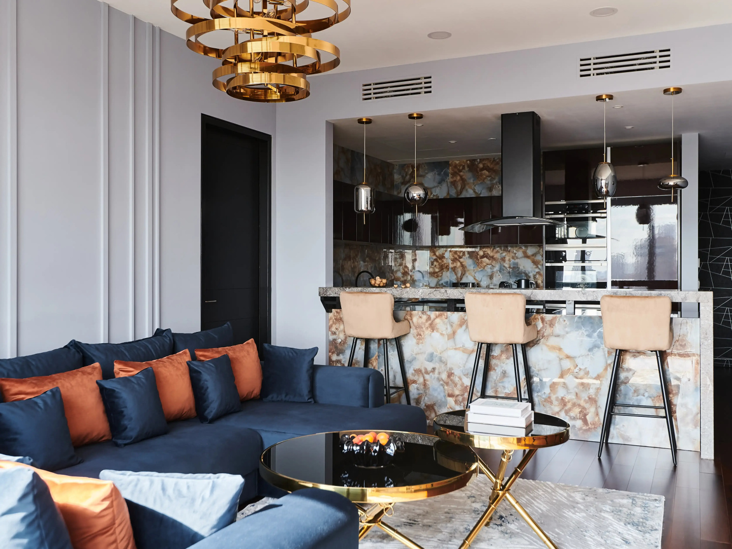 Квартира GM Apartments Шикарная Двушка в Москва Сити в Башне Око