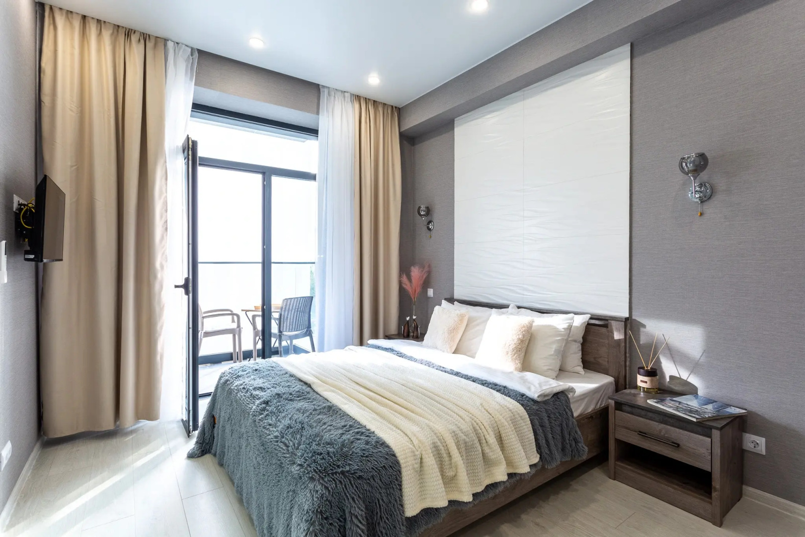 Апартаменты Фестивальный Lamare 6 с Балконом и Видом на Море