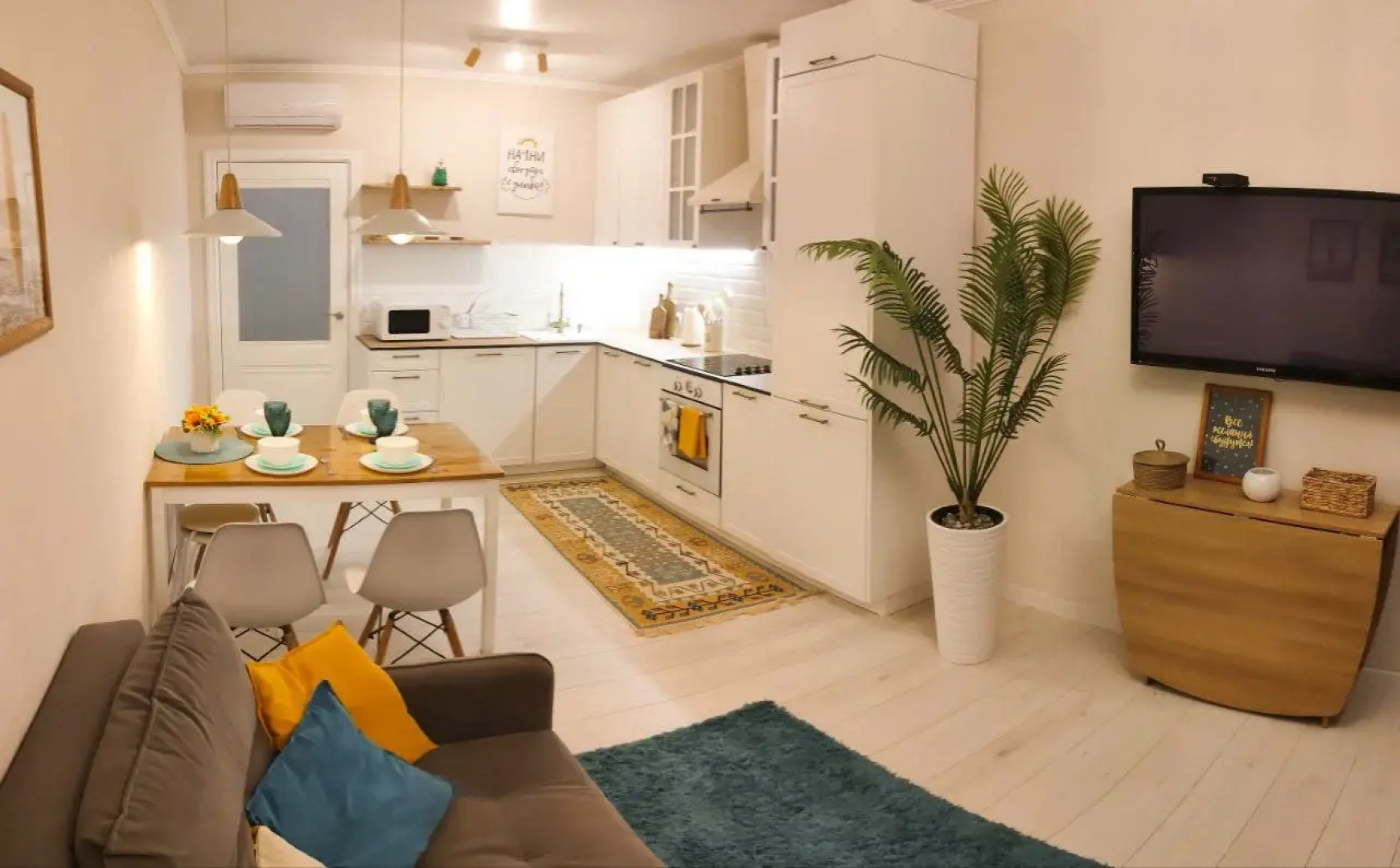 Квартира Евро-трёшка у моря