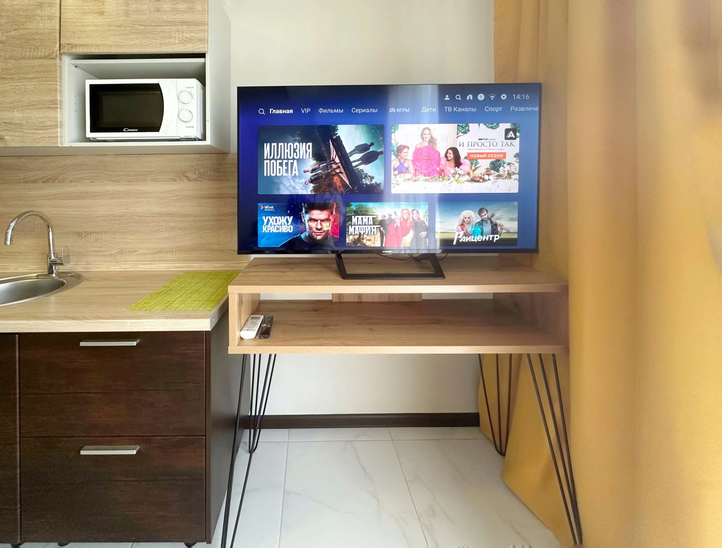 Квартира в пляжном районе Мамайка