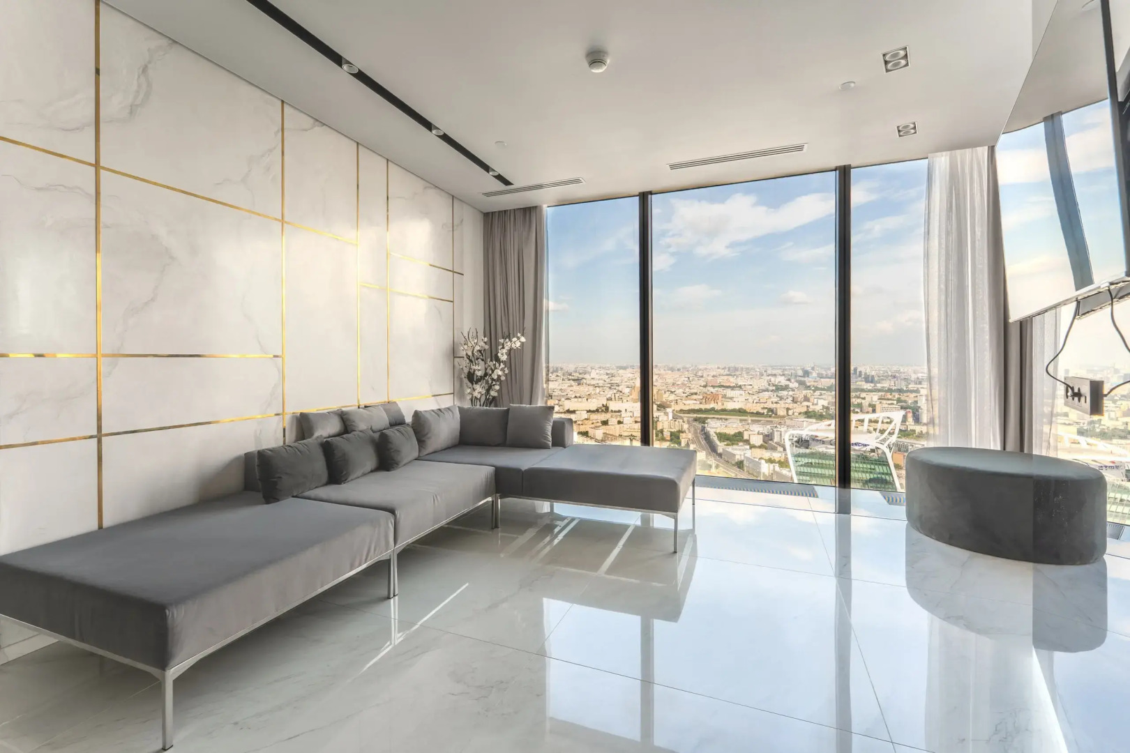 Апартаменты Комфортный апартамент на 73 этаже с гардеробной