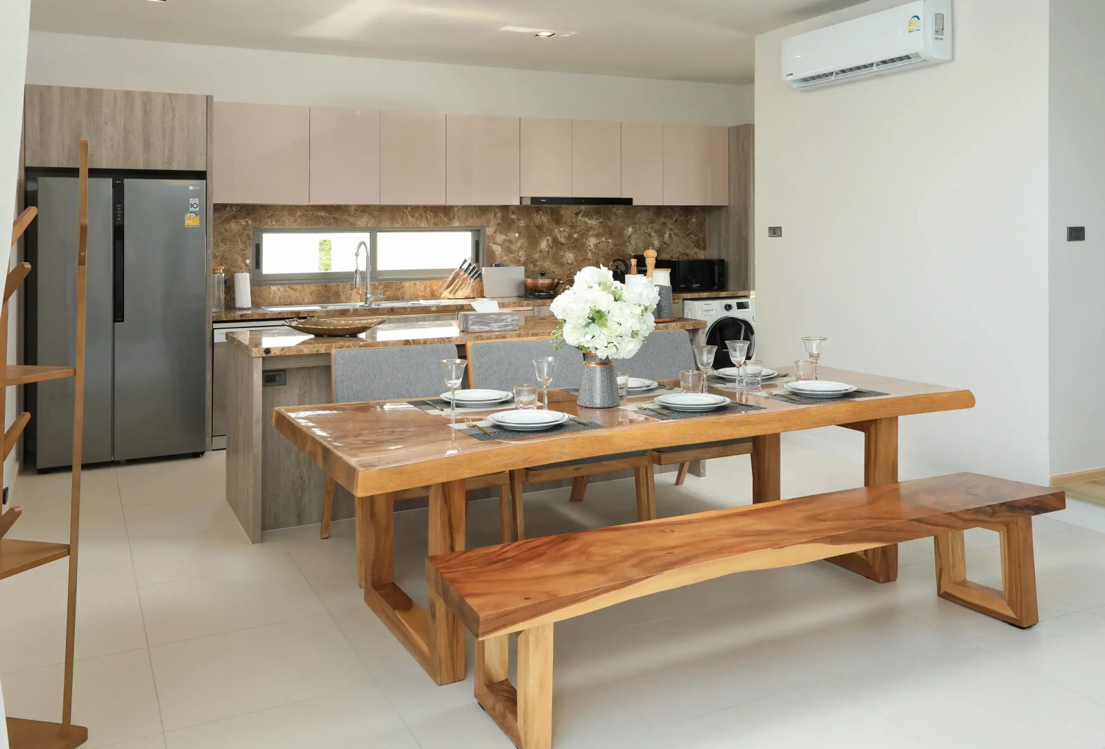 Вилла New Zenithy 3 спальни частный бассейн рядом с пляжем Банг Тао Zen-9