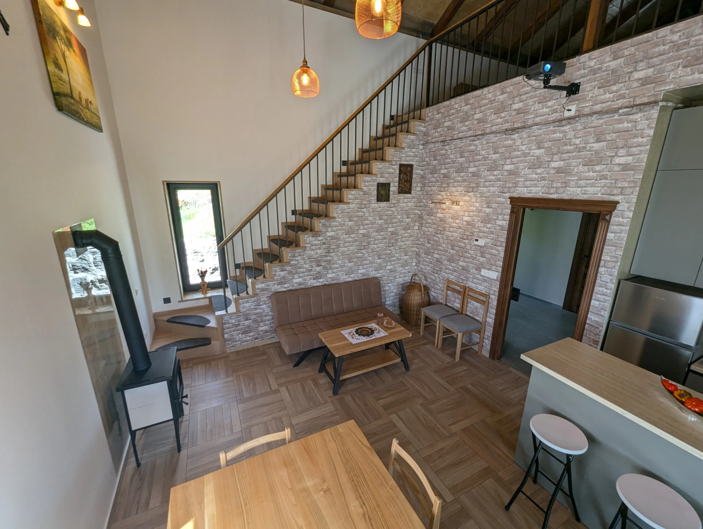 Частный дом озле реки