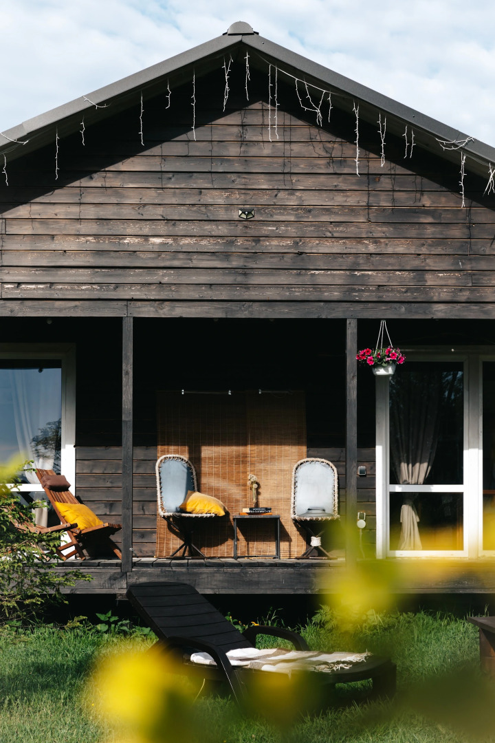 Шале с камином