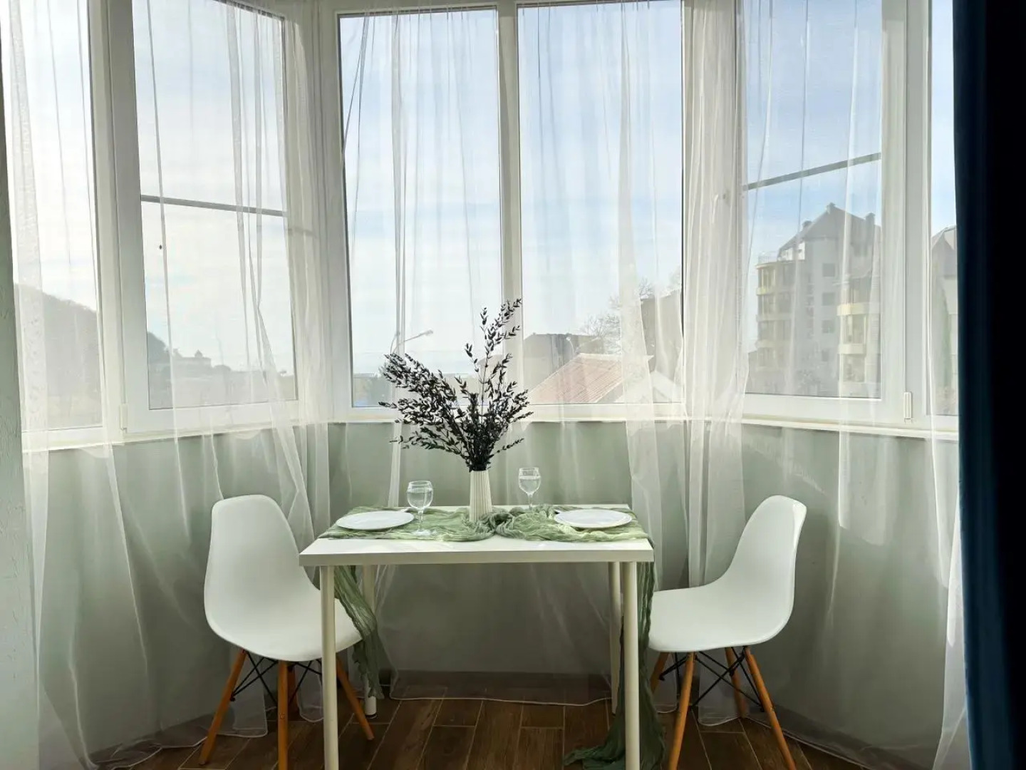 Апартаменты для Четверых с Видом на Море 3 Минуты до Пляжа