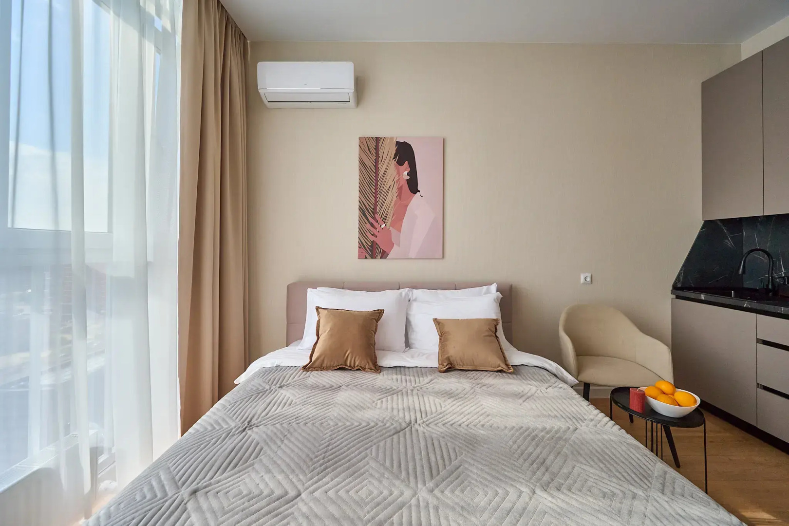 Квартира Ваниль -стильная в ЖК Самолет