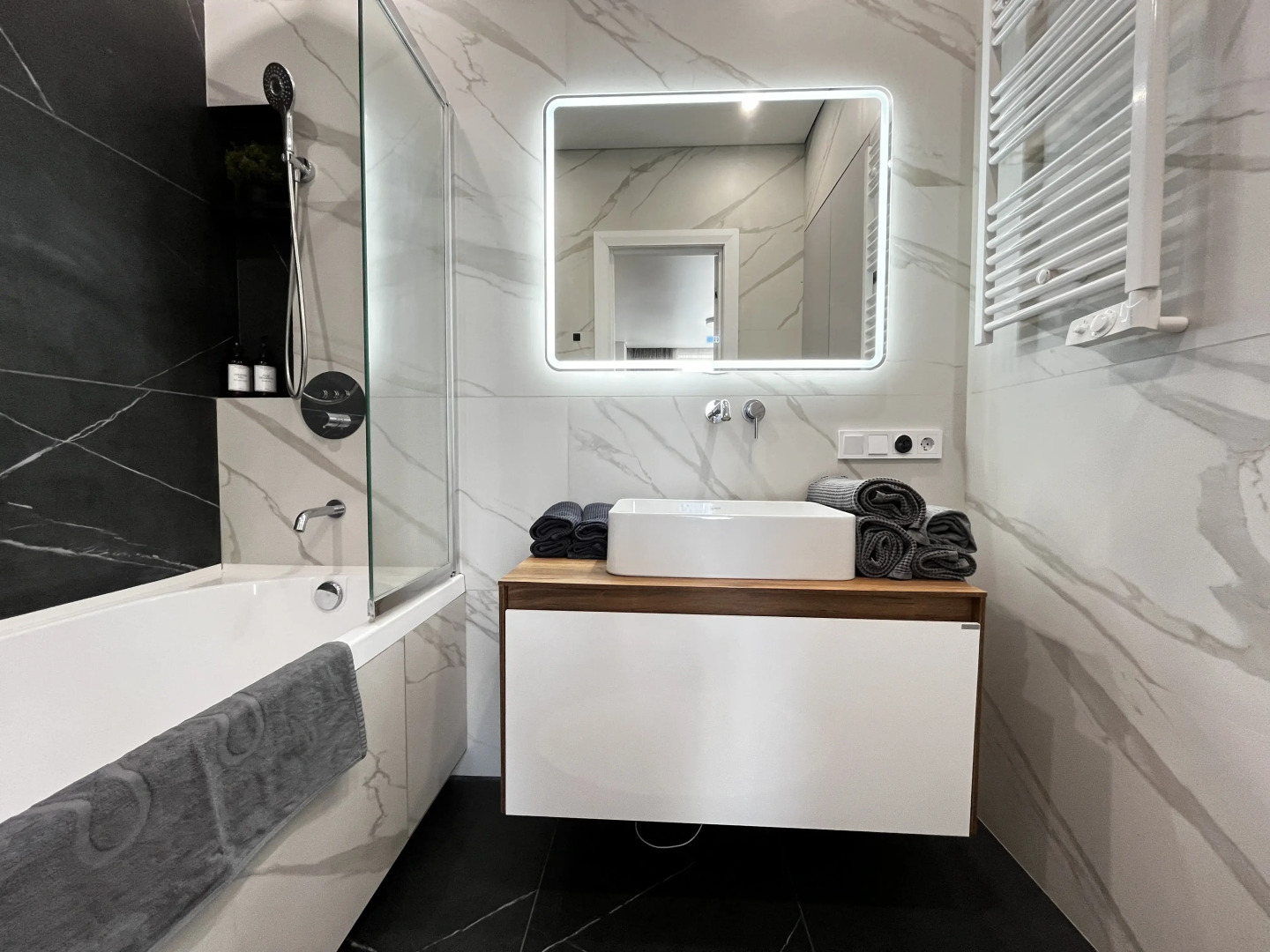 Квартира современная трешка в Скандинавии