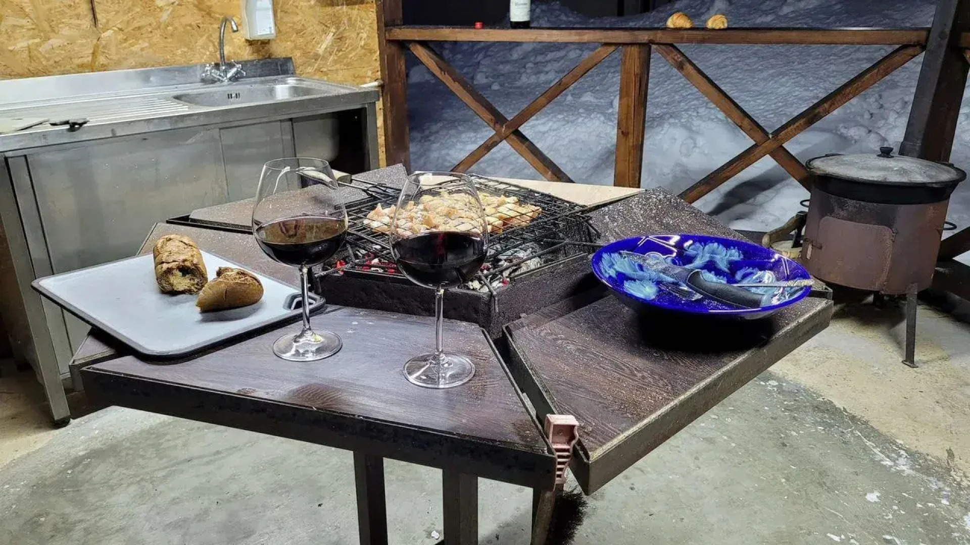 Гостевой дом Воздух с баней и с горячей купелью Фурако.