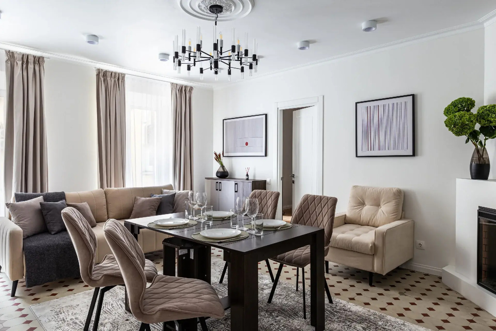 Апартаменты LetYourFlat "Benua" (3 спальни)