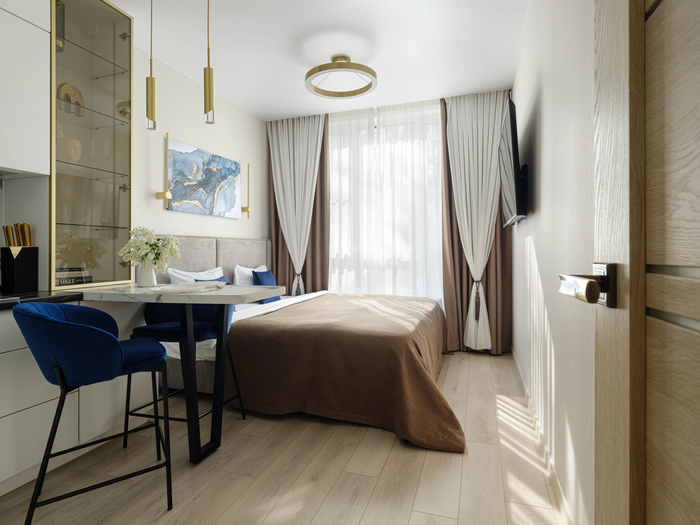 Апартаменты Дизайнерские с видом на сосны с закрытым двором