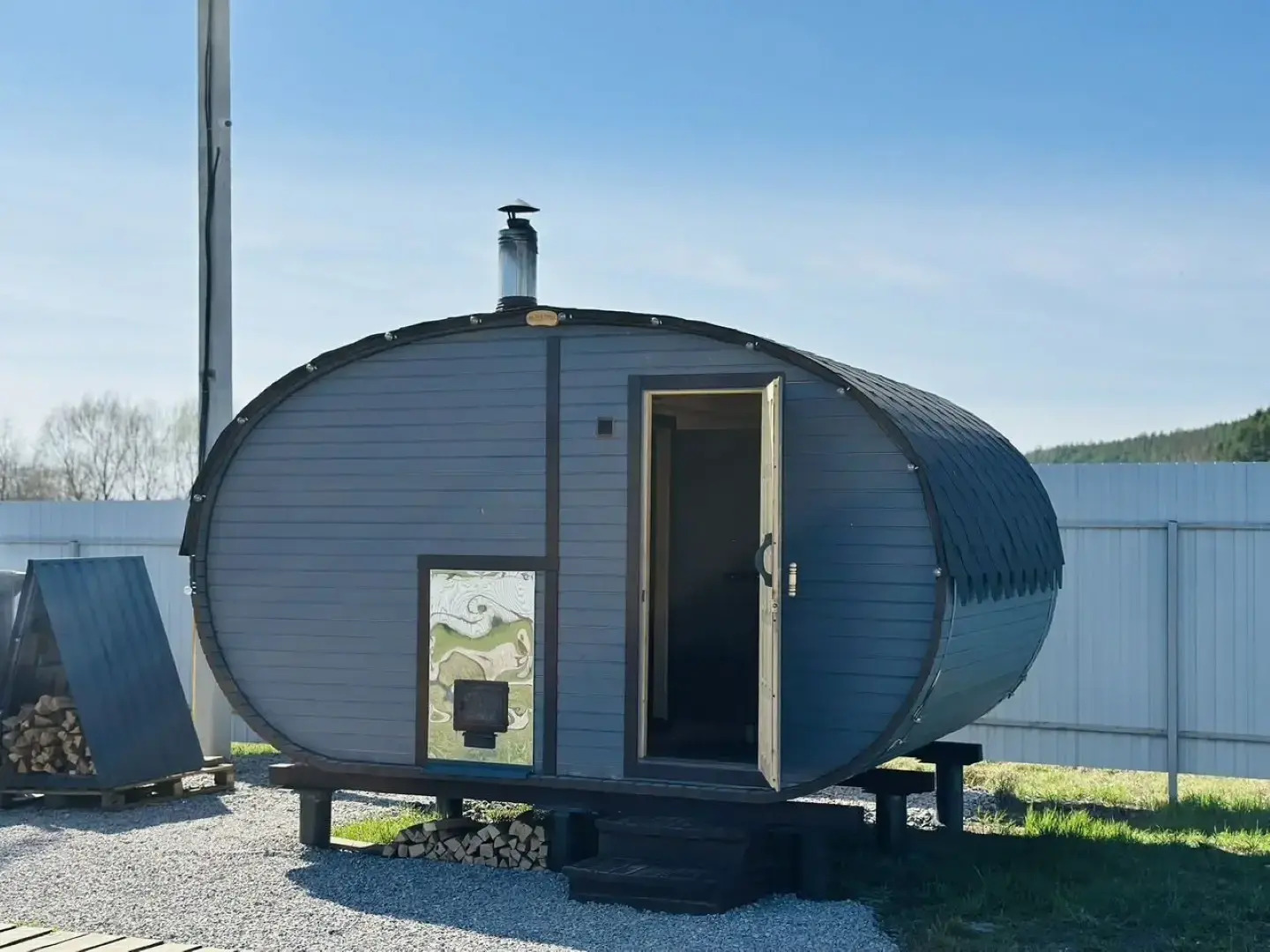 Частный дом с баней и чаном Загородный оазис