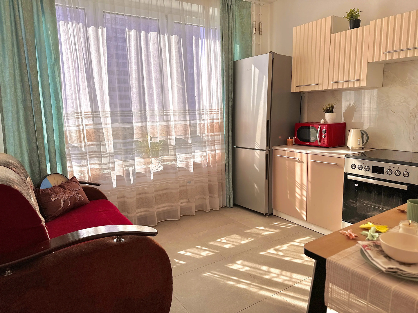 Квартира Просторная 1-комнатная рядом с Ботаническим садом