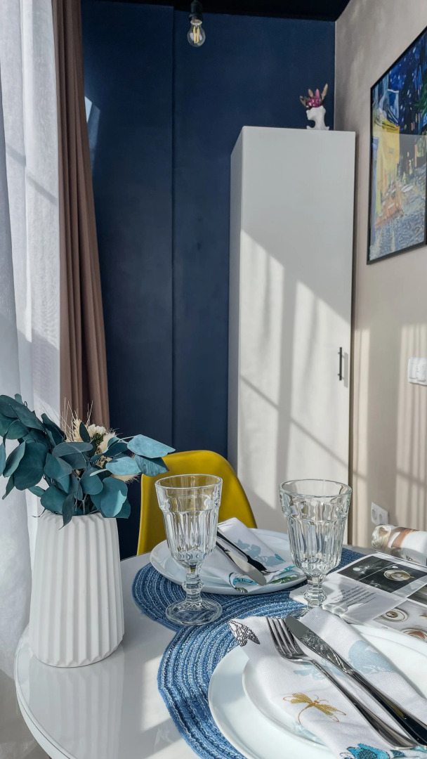 Квартира Современная и уютная студия с дизайнерским ремонтом в ЖК Самовароff