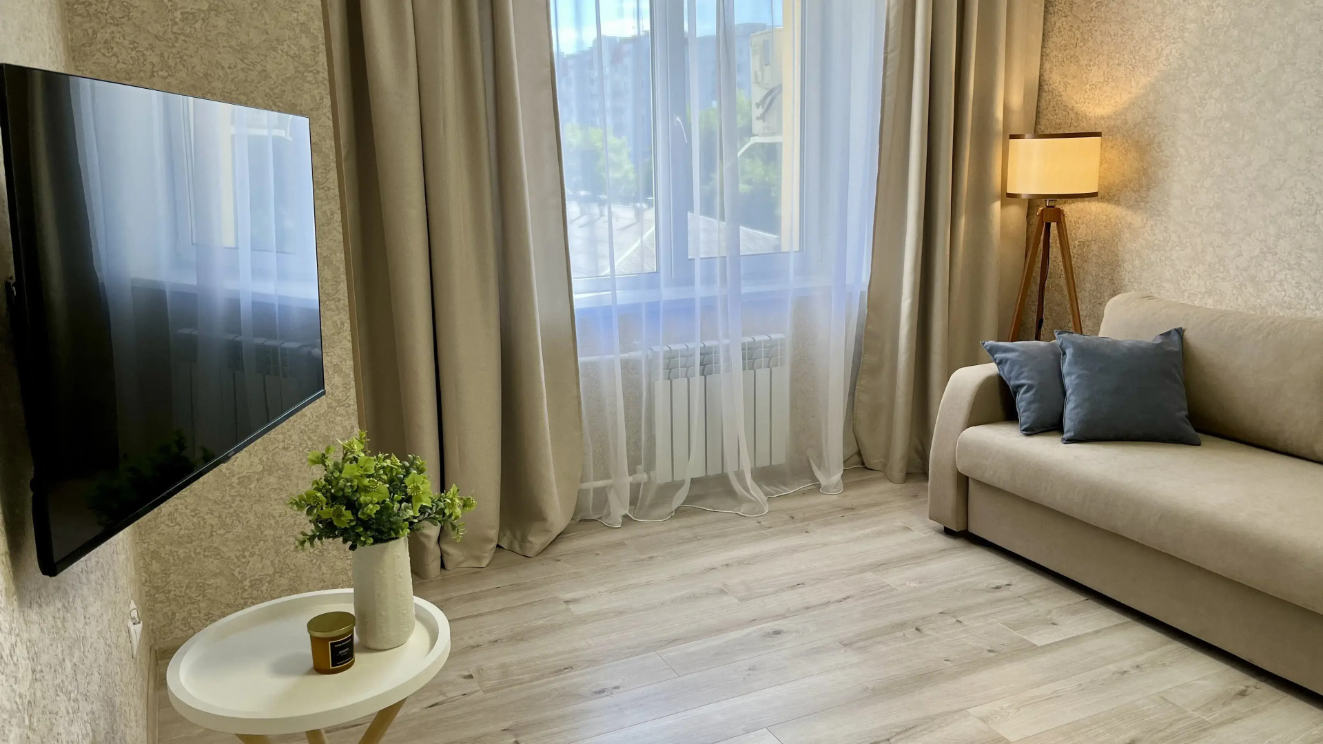 Квартира 1-ком. Бесконтактное заселение Мкр. Центр Odeyalkin