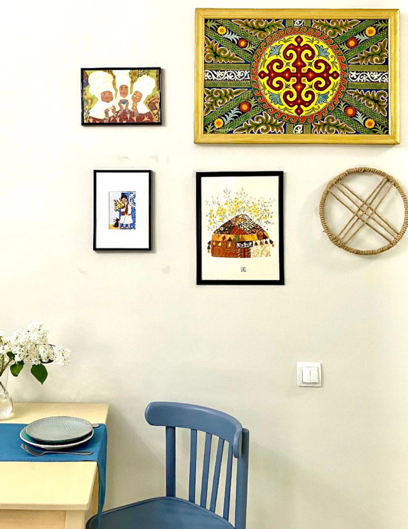 Апартаменты Уникальная студия Жеруйык в стиле Этно в центре