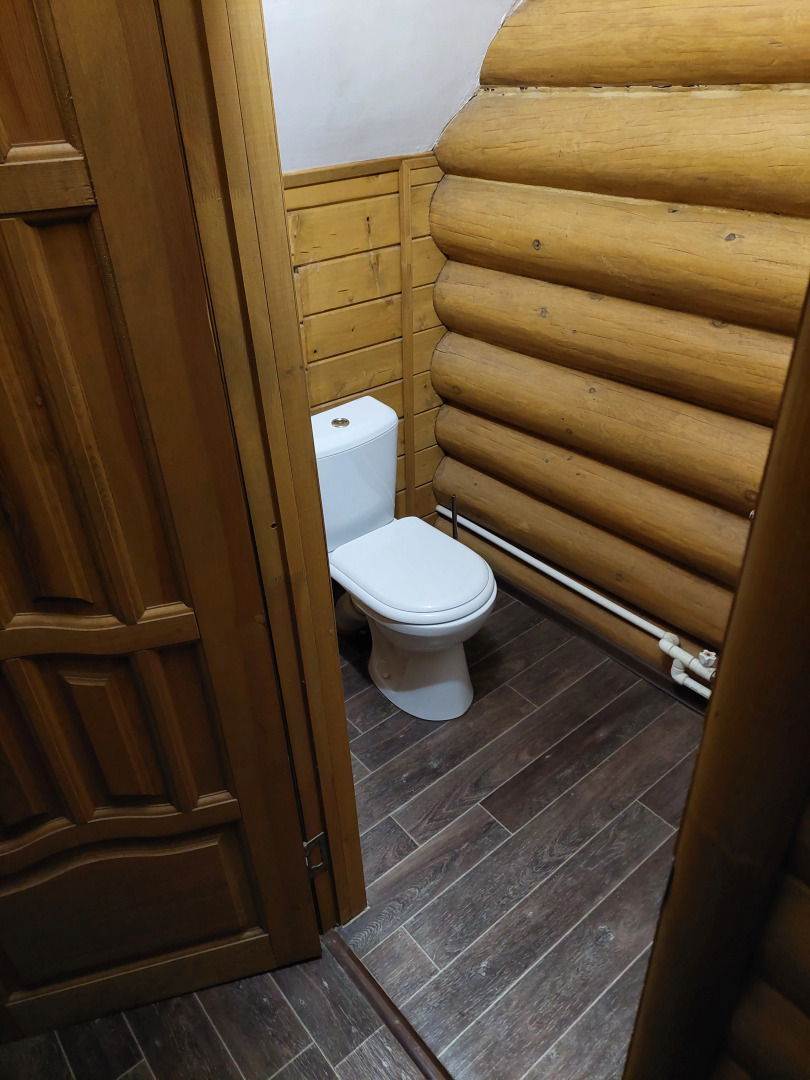 Частный дом У реки коттедж с баней на дровах и купелью