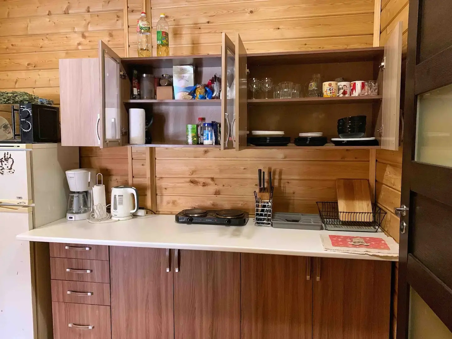 Дом с баней и камином