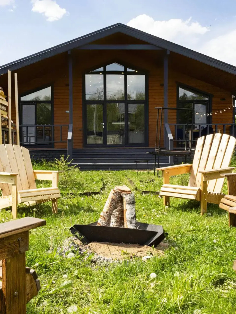 Частный дом с большим сибирским банным чаном