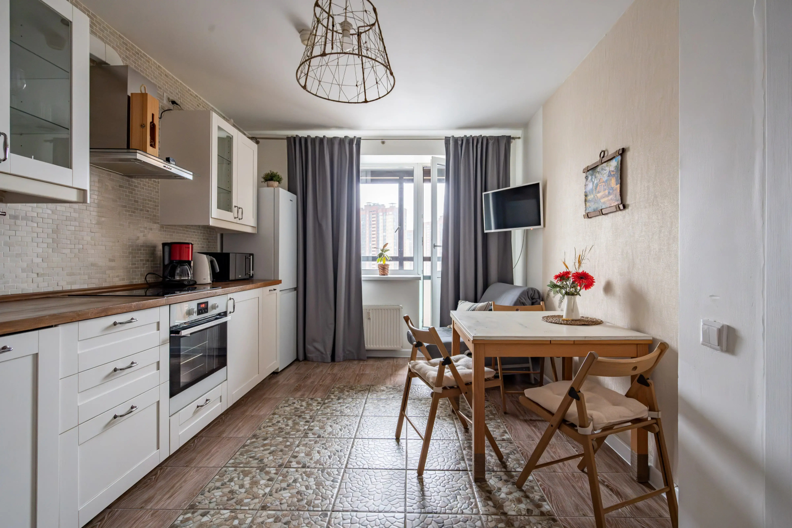 Квартира Eco Scandic у Метро Satin home