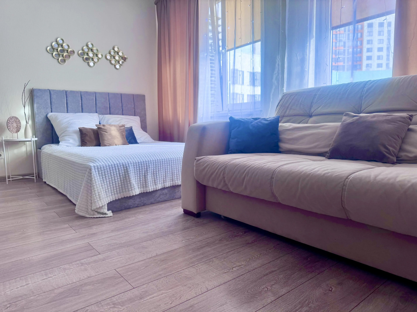 Апартаменты Стильная студия рядом с источниками.