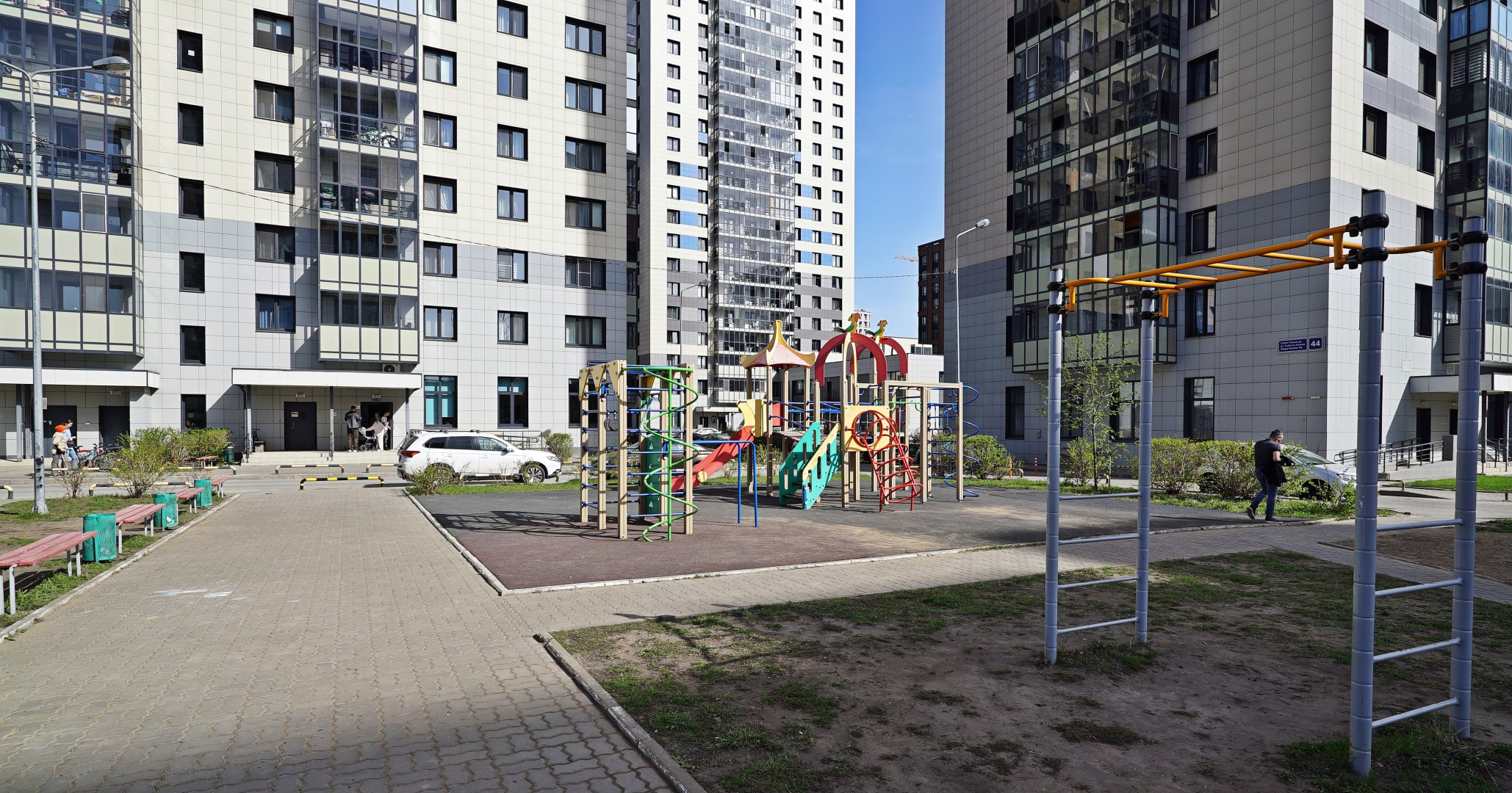 Квартира у Ривьеры с видом на колесо обозрения