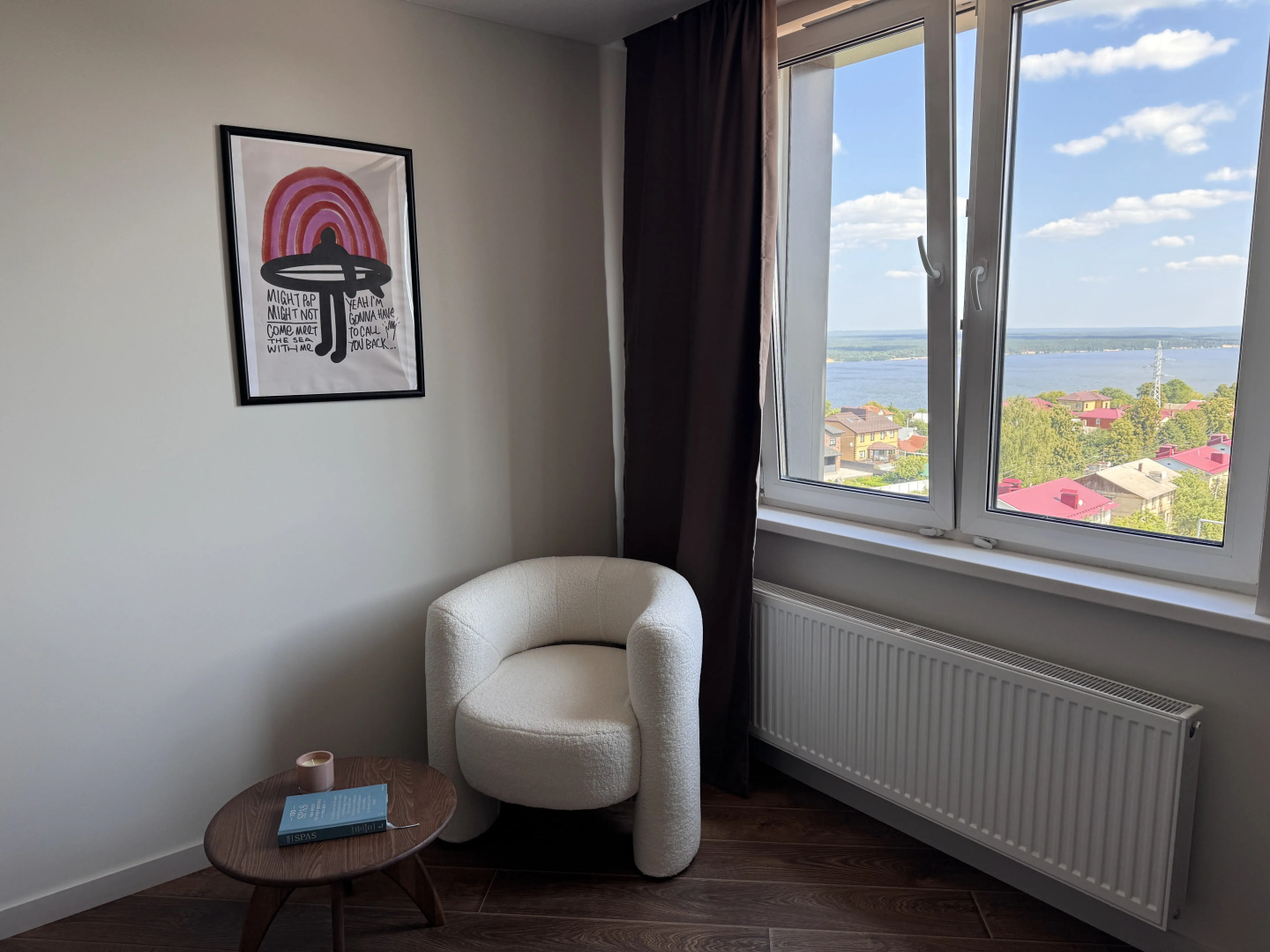 Квартира Новая 1-комнатная квартира с видом на Волгу